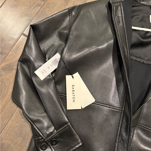 Aritzia Babaton Black Leather Jacket - Picture 4 of 5